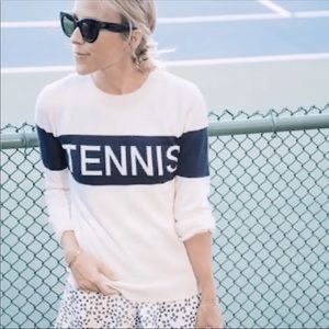 Tory Sport Cashmere Tennis Sweater size s